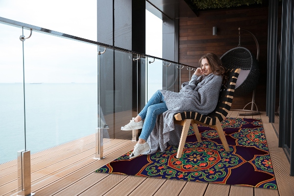 Tapis d'extérieur Ornement de mandala