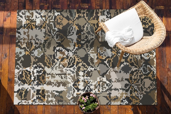Tapis d'extérieur Abstraction rétro