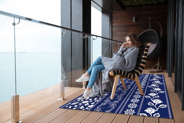 Tapis d'extérieur Fleurs du sentier
