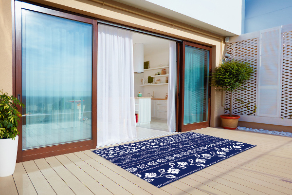 Tapis d'extérieur Fleurs du sentier