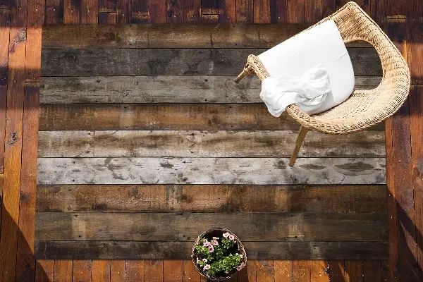 Tapis de jardin Planches sombres