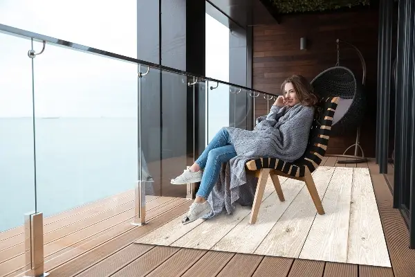 Tapis de terrasse Planches vives