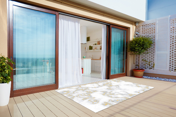 Tapis exterieur terrasse Marbre Golden River