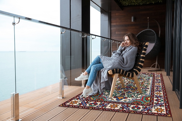 Tapis terrasse Modèles multicolores