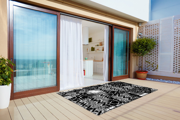 Tapis de jardin Modèle de gobelin chaotique