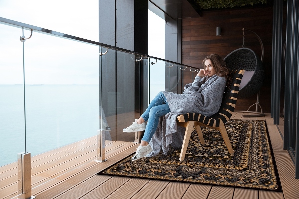 Tapis terrasse Texture antique