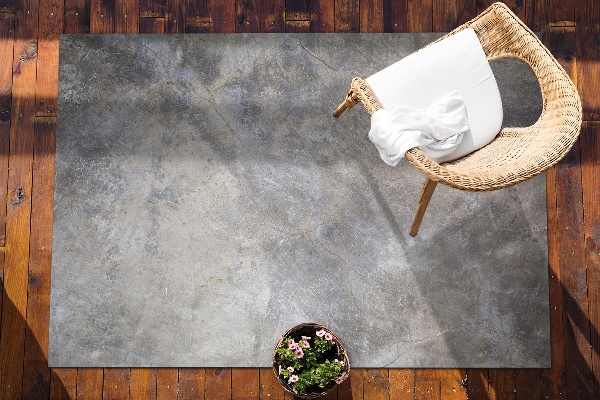 Tapis extérieur terrasse Béton craquelé