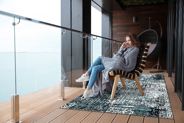 Tapis de jardin Modèle de tissu abondant