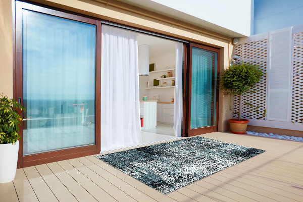 Tapis de jardin Modèle de tissu abondant