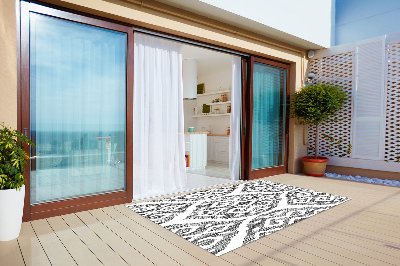 Tapis extérieur terrasse Motifs secoussés