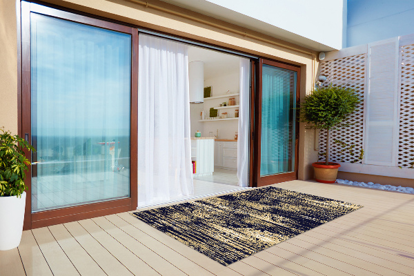 Tapis outdoor Texture d'un tissu endommagé