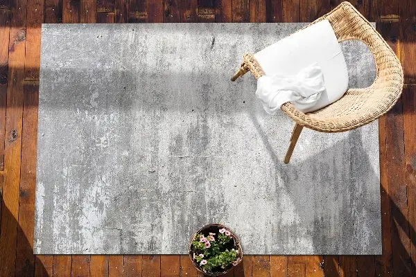 Tapis d'extérieur A commencé concret