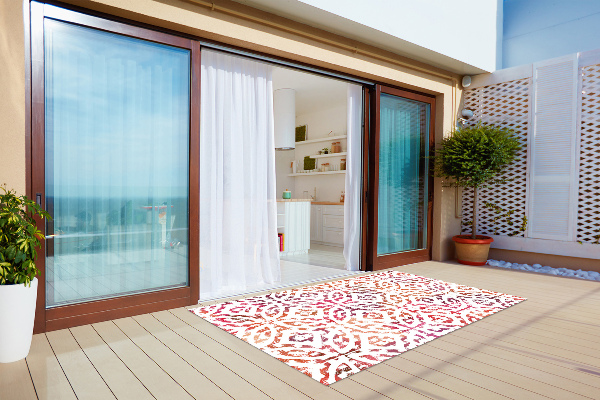 Tapis de jardin Roues et romanes