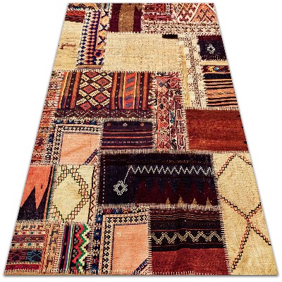 Tapis outdoor Patchwork abstrait