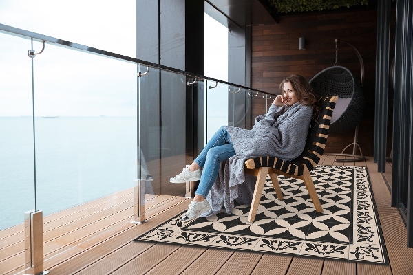 Tapis terrasse Tuiles espagnoles