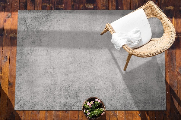 Tapis jardin Béton argenté