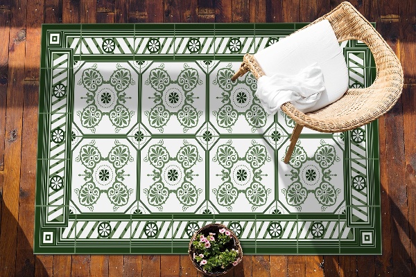 Tapis jardin Tuiles vintage