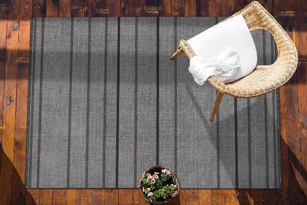 Tapis exterieur terrasse Ceintures grises