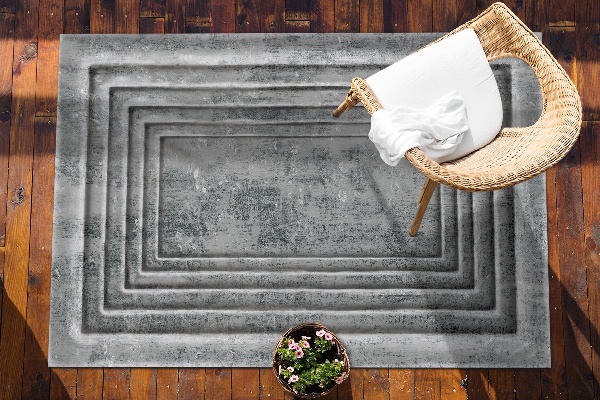 Tapis jardin Cadres concrets