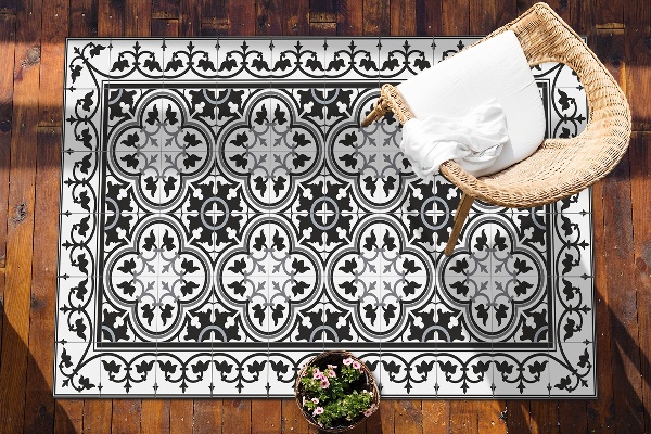 Tapis extérieur terrasse Tuiles portugaises