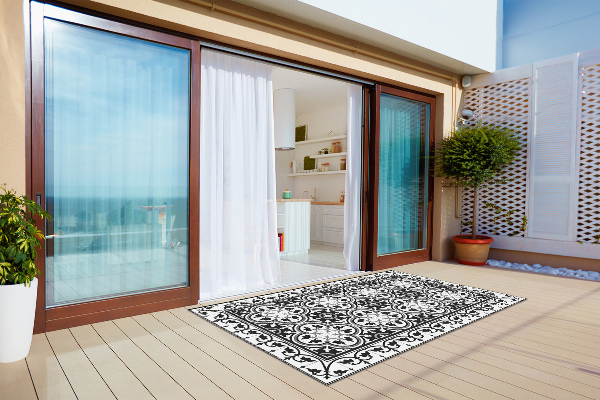 Tapis extérieur terrasse Tuiles portugaises