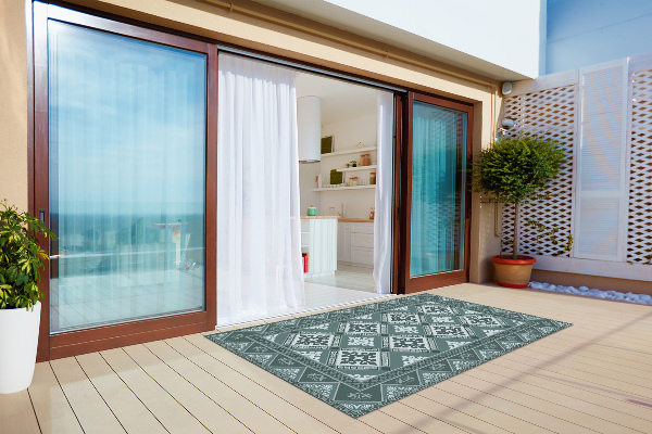 Tapis pour terrasse Géométrie et ornements