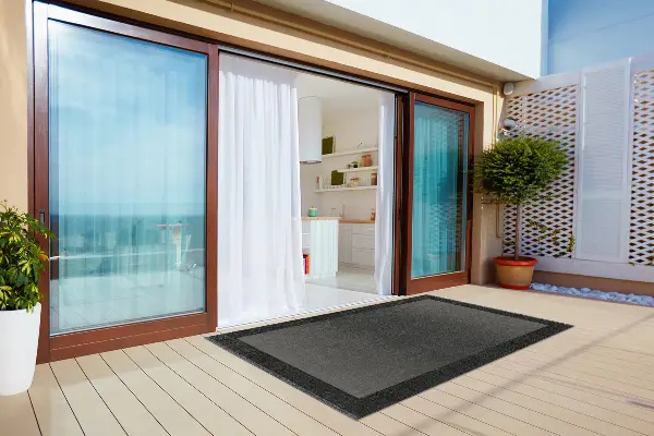 Tapis exterieur terrasse Gravier