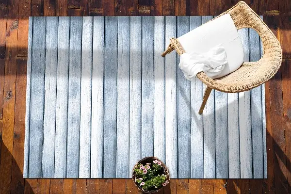 Tapis jardin Planches d'argent