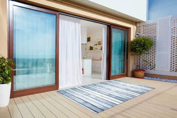 Tapis jardin Planches d'argent