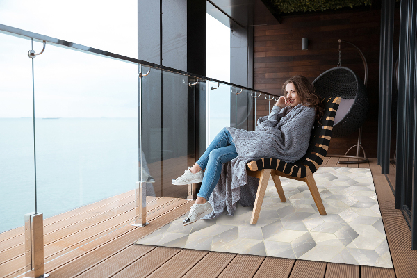 Tapis de jardin Cubes 3D