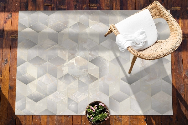 Tapis de jardin Cubes 3D