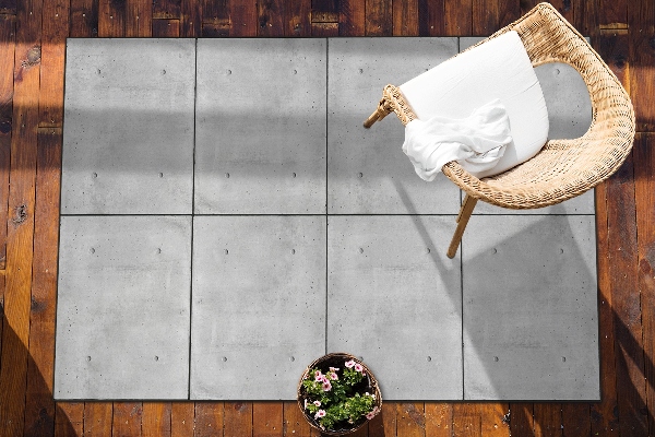 Tapis extérieur terrasse Plaques de béton