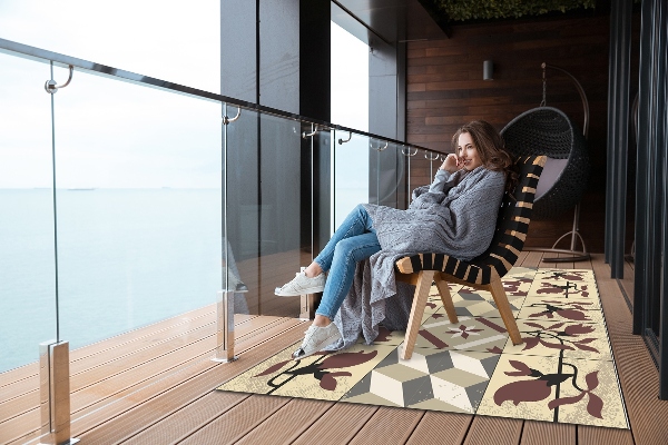 Tapis d'extérieur Tuiles magnolia