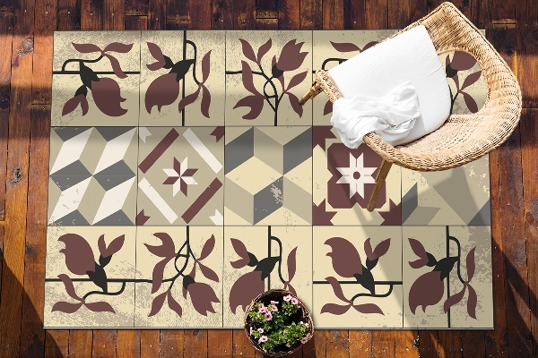 Tapis d'extérieur Tuiles magnolia