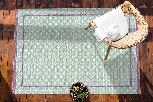 Tapis de terrasse Cadres et roues