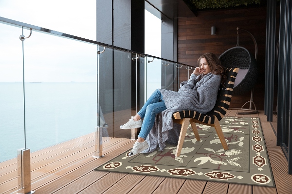 Tapis d'extérieur Tuiles magnolia