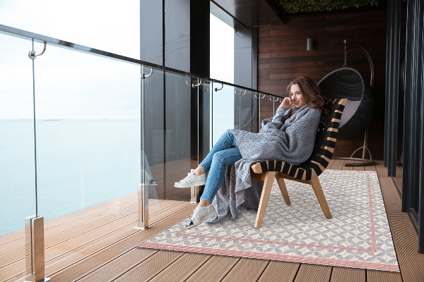 Tapis de terrasse Roues et cadres