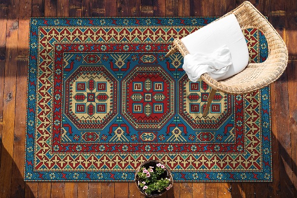 Tapis de terrasse Modèle folklorique