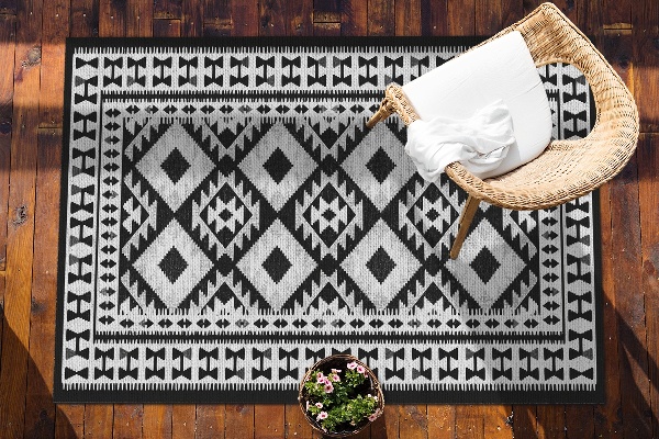 Tapis exterieur terrasse Modèle rétro