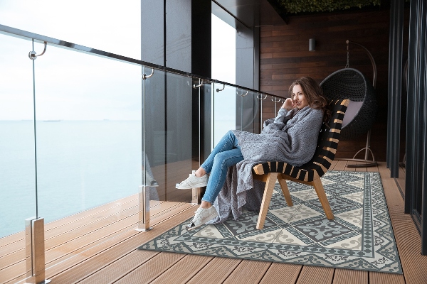 Tapis outdoor Ornements géométriques