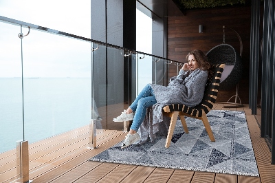 Tapis pour terrasse wzór 3D solide