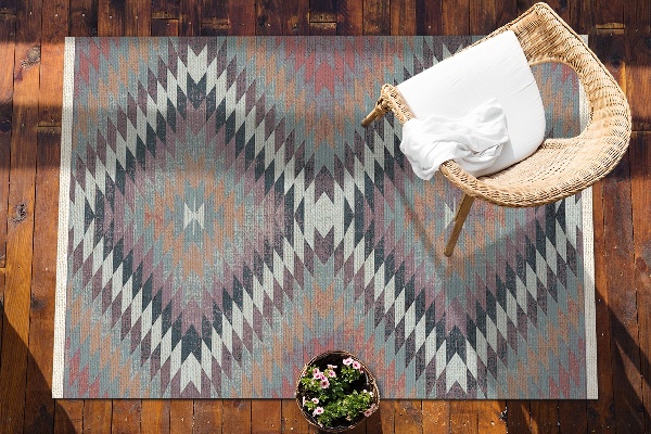 Tapis terrasse Modèle de parallélogramme