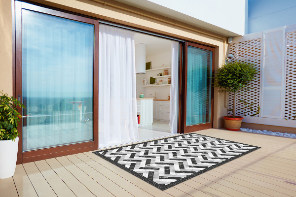 Tapis terrasse Mosaïque de marbre