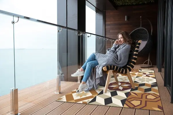 Tapis exterieur terrasse Modèles de mélange
