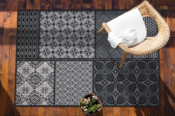 Tapis d'extérieur Mélange de conceptions
