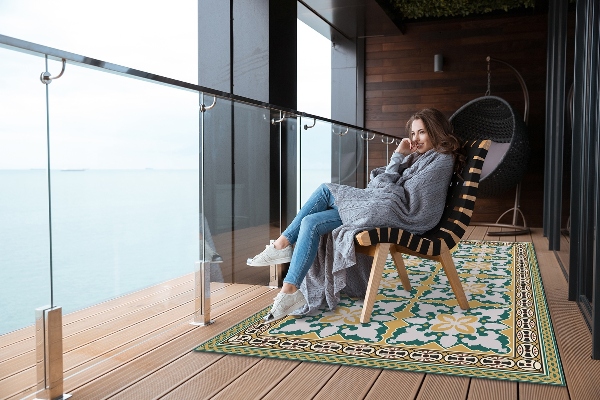 Tapis pour terrasse Style boho