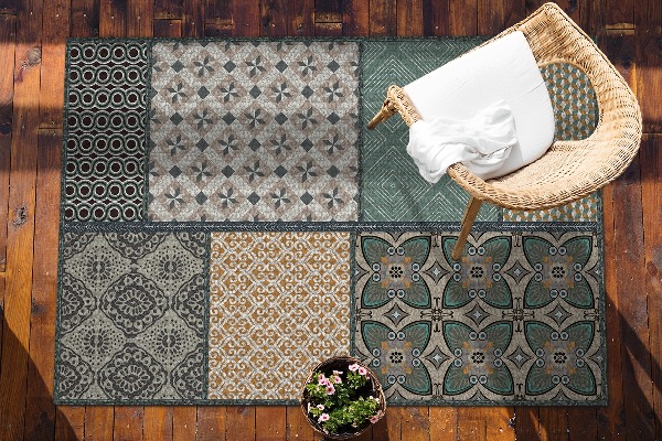 Tapis extérieur terrasse Différentes textures