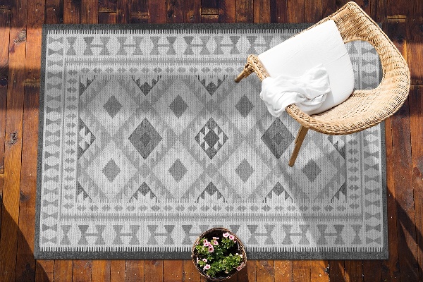 Tapis de terrasse Diamants gris