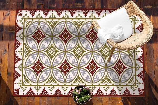 Tapis terrasse Modèle géométrique