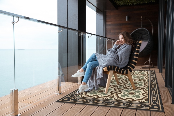 Tapis de jardin Motifs ovales